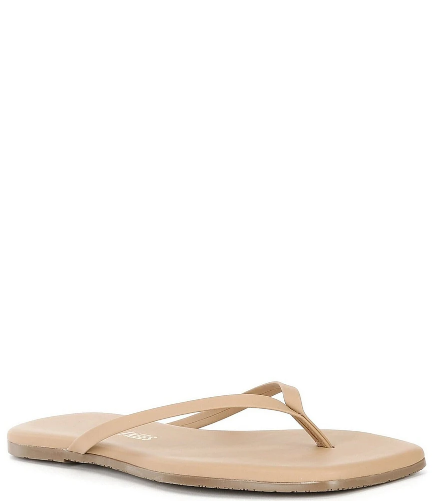 TKEES Square Toe Lily Leather Sandals