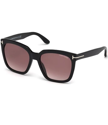 TOM FORD Women's Amarra 55mm Square Sunglasses