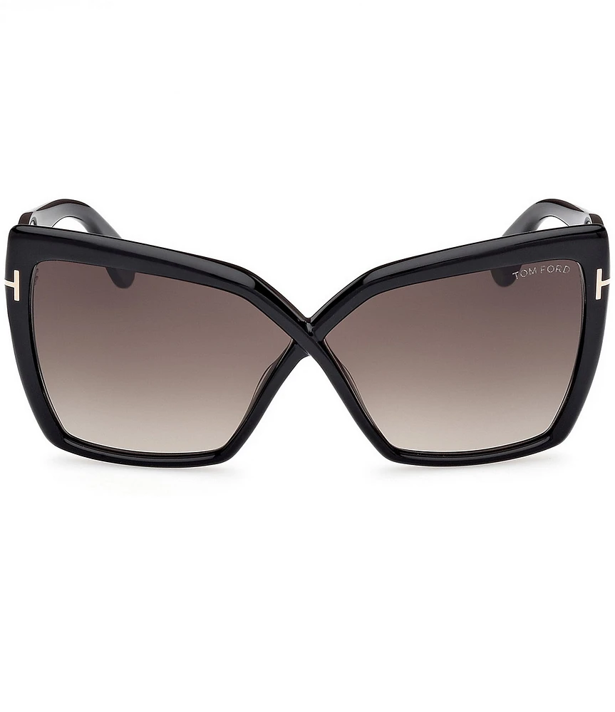 TOM FORD Women's Fiore 63mm Butterfly Statement Sunglasses