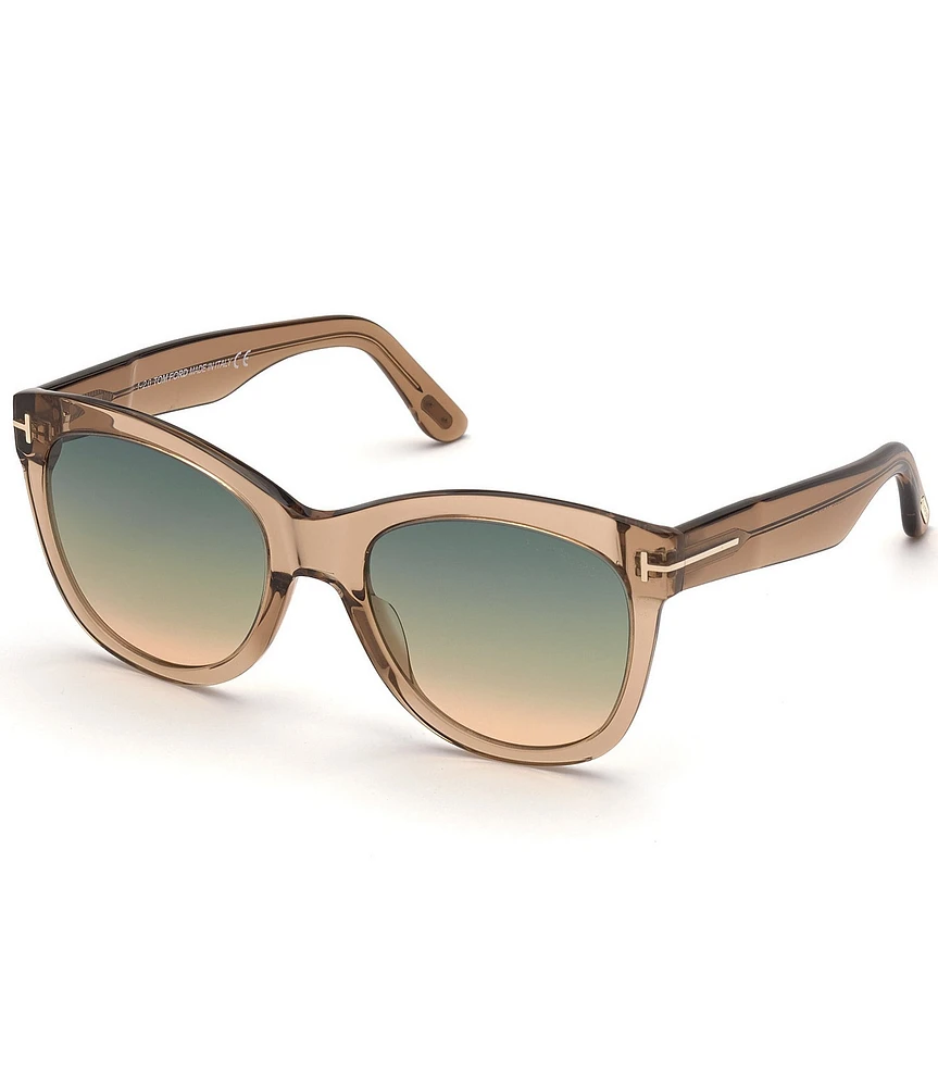TOM FORD Women's Wallace 54mm Round Sunglasses