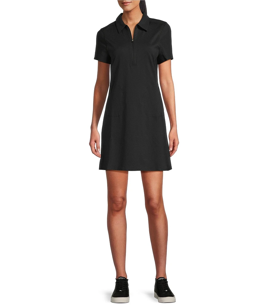 Tommy Bahama Abby IslandZone® Polo Collar Short Sleeve Dress