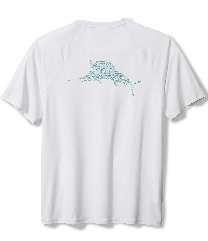 Tommy Bahama Big & Tall Chill Time Surf Short Sleeve Graphic T-Shirt