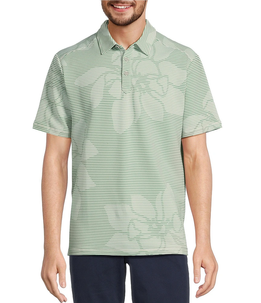 Tommy Bahama Big & Tall IslandZone Costa Wave Grande Fiorisce Short Sleeve Polo Shirt