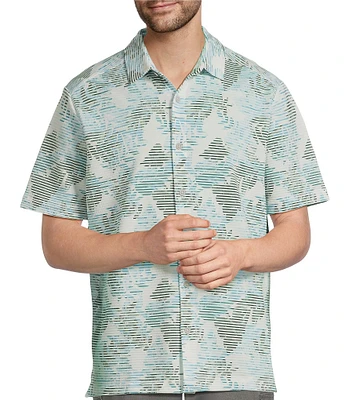 Tommy Bahama Big & Tall IslandZone Costa Wave Short Sleeve Woven Shirt