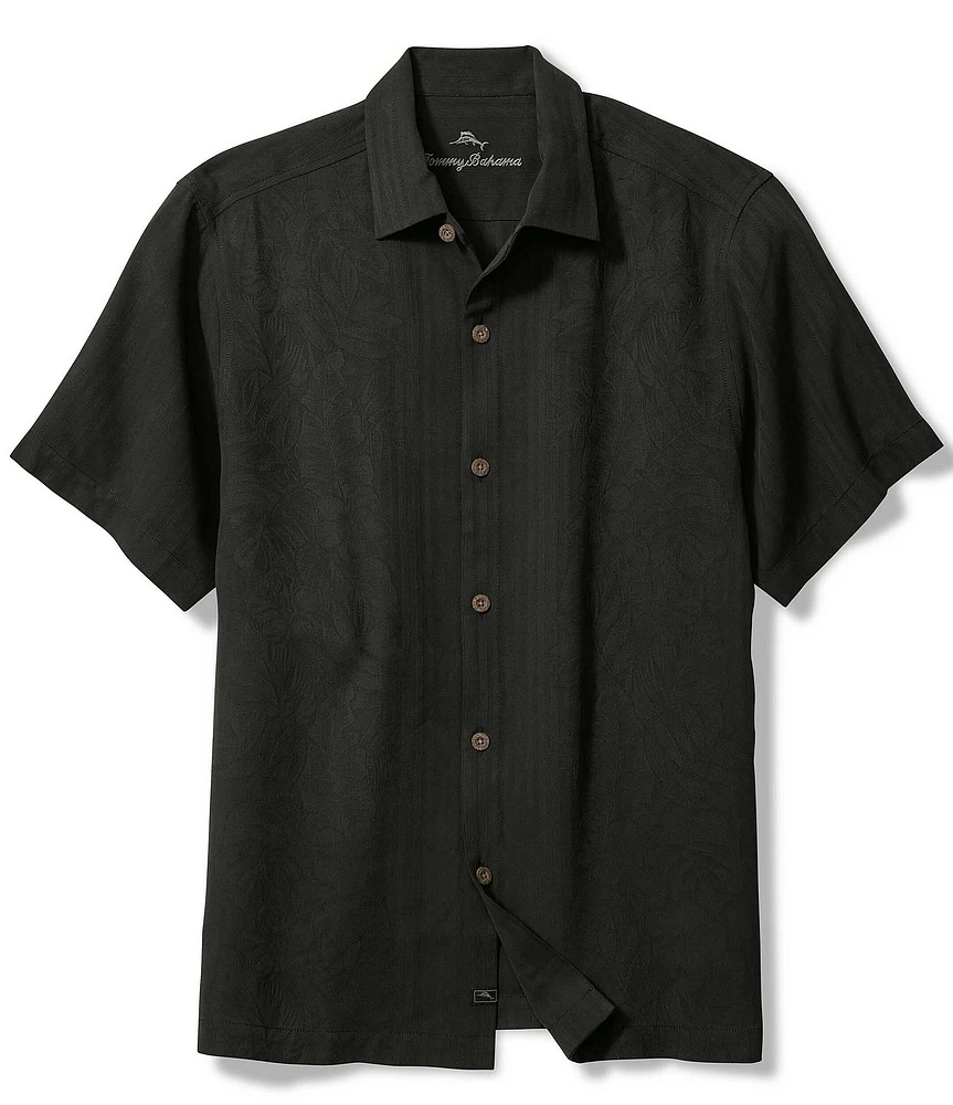 Tommy Bahama Big & Tall Maui Border Short Sleeve Woven Shirt