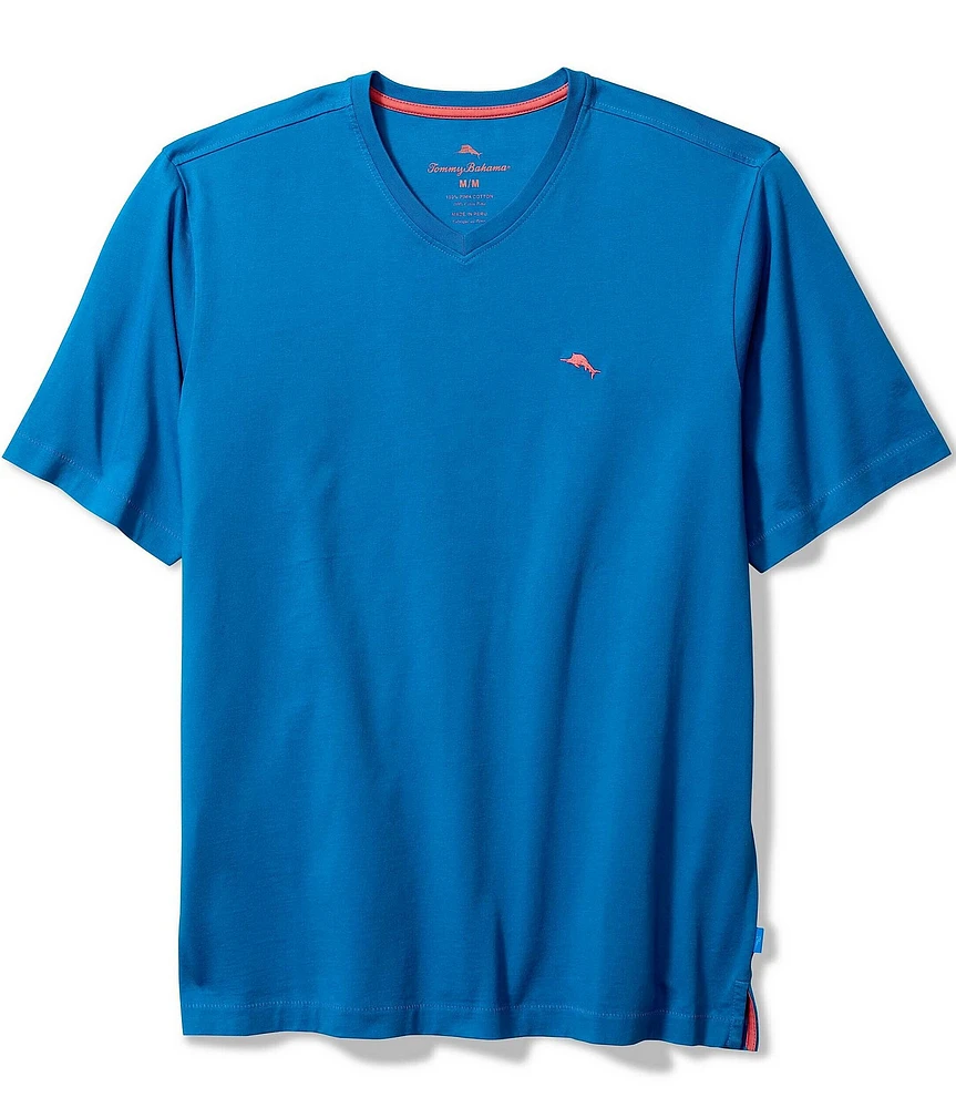 Tommy Bahama Big & Tall New Bali Skyline Short Sleeve V-Neck T-Shirt