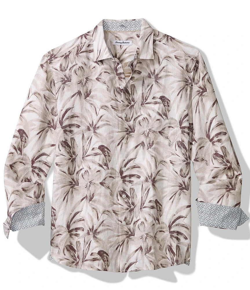 Tommy Bahama Big & Tall Paradise Dunes Long Sleeve Woven Shirt