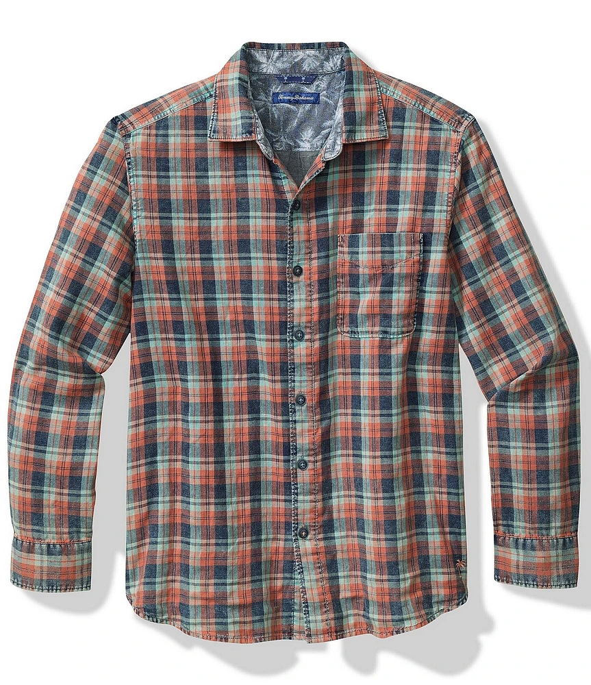 Tommy Bahama Indio Plaid Long Sleeve Woven Shirt