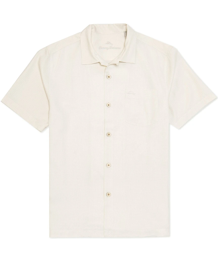 Tommy Bahama IslandZone Coastal Breeze Tonal Check Short Sleeve Woven Shirt