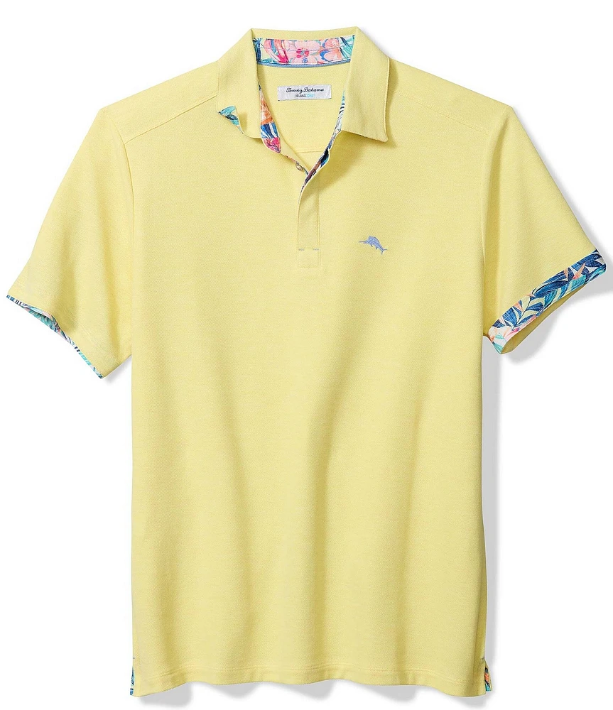 Tommy Bahama IslandZone Positano Palms 5 O' Clock Short Sleeve Polo Shirt
