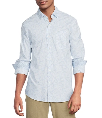 Tommy Bahama IslandZone Sarasota Stretch Garden Mist Long Sleeve Woven Shirt