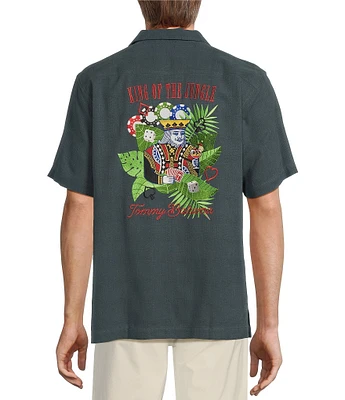 Tommy Bahama King Of The Jungle Short Sleeve Woven Camp Shirt
