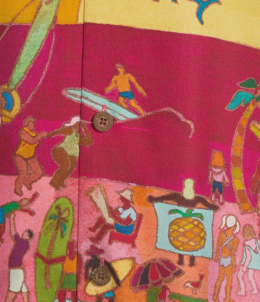 Tommy Bahama Scenic To Believe It Short Sleeve Woven Camp Shirt