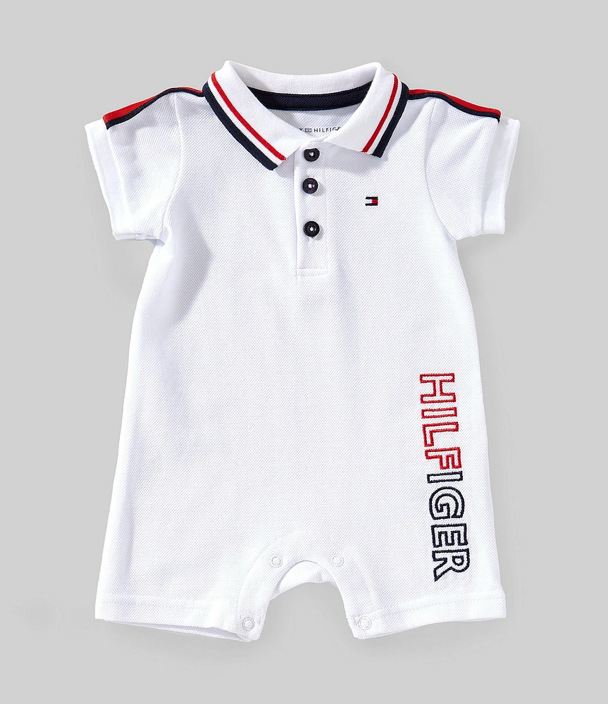 Tommy Hilfiger Baby Boys Short-Sleeve Shortall