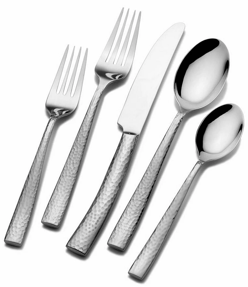 Towle Silversmiths Texture 20-Piece Stainless Steel Flatware Set
