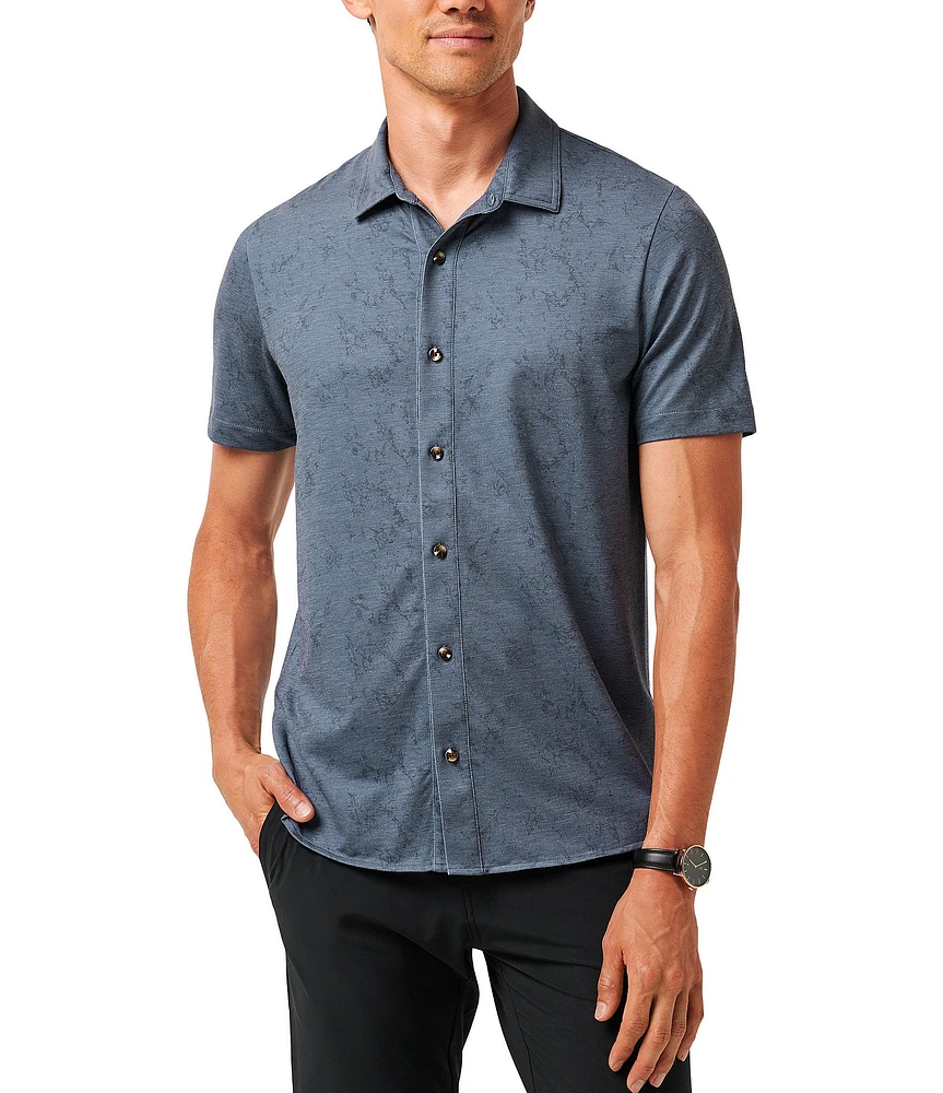 TravisMathew Featherweight Tides Short Sleeve Woven Shirt