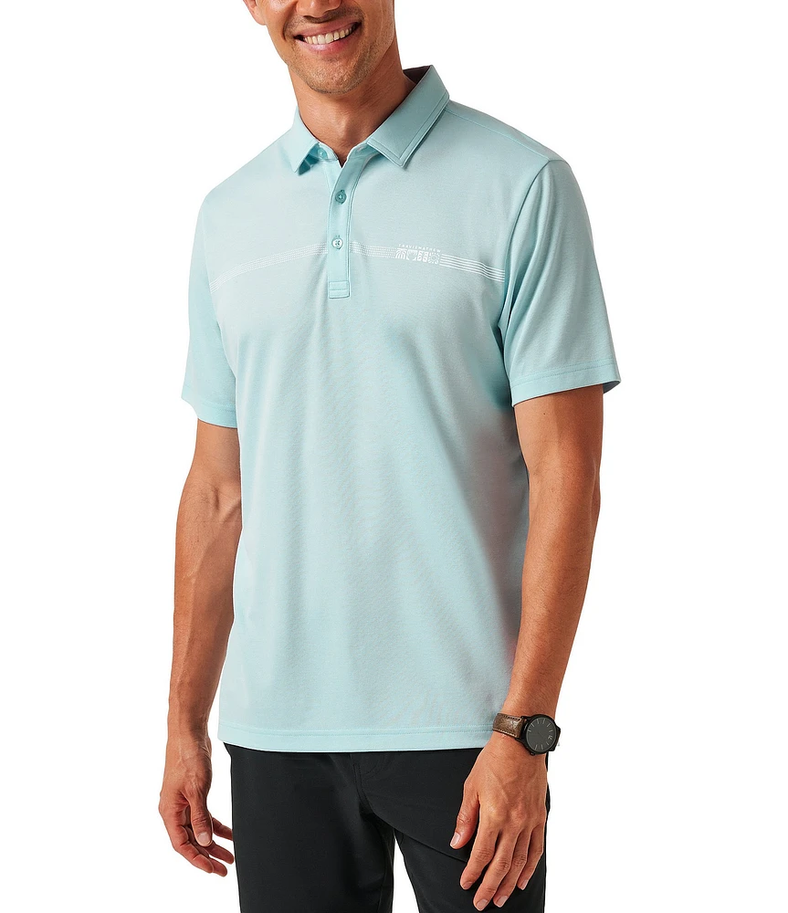 TravisMathew Lake Breeze Short Sleeve Polo Shirt