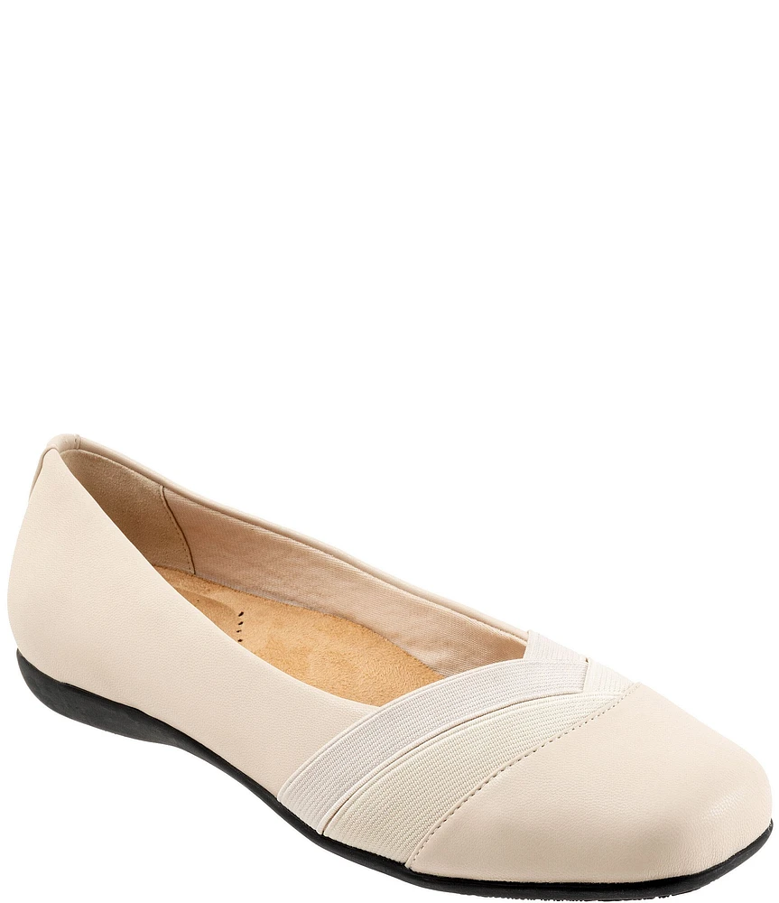 Trotters Stella Band Detailed Square Toe Flats