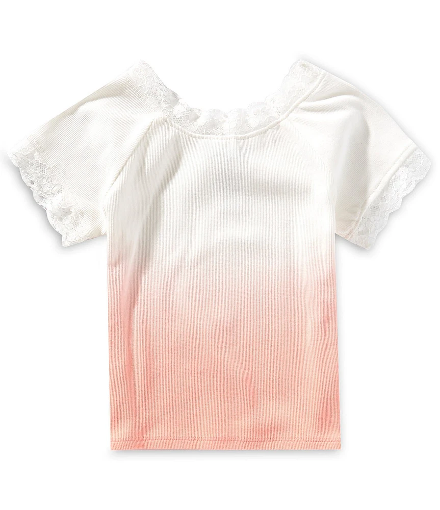Truce Big Girls Short-Sleeve Dip-Dye T-Shirt