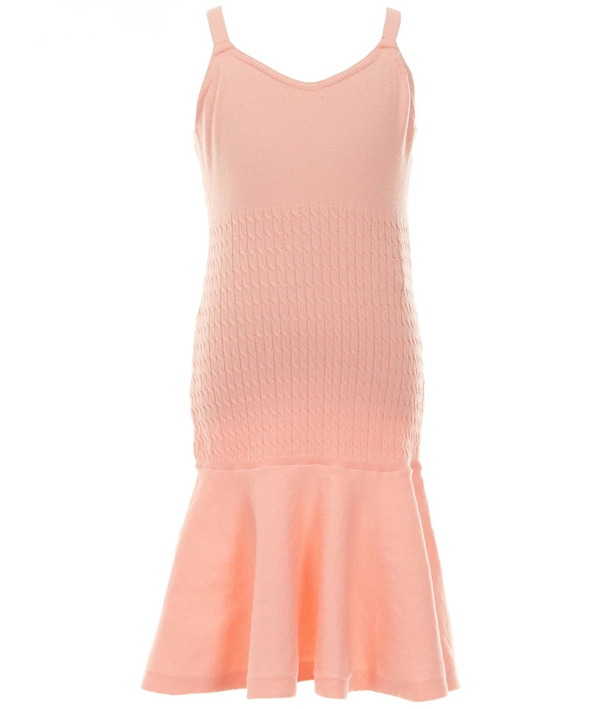 Truce Big Girls Sleeveless Sweater-Knit Fit & Flare Dress
