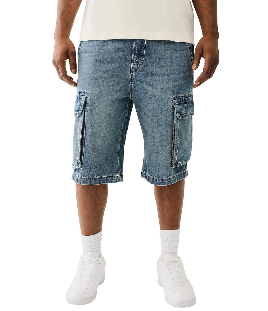 True Religion Big T Vinny 12#double; Cargo Shorts
