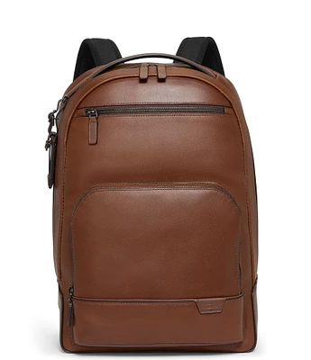 Tumi Warren Leather Laptop Backpack