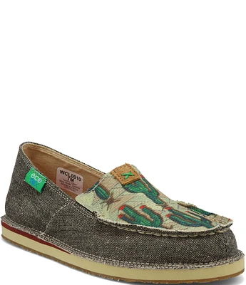 Twisted X Women's ecoTWX® Cactus Print Slip-On Loafers
