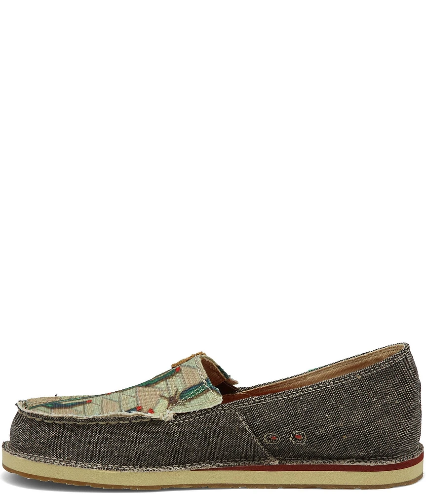 Twisted X Women's ecoTWX® Cactus Print Slip-On Loafers