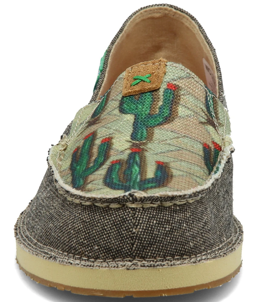 Twisted X Women's ecoTWX® Cactus Print Slip-On Loafers