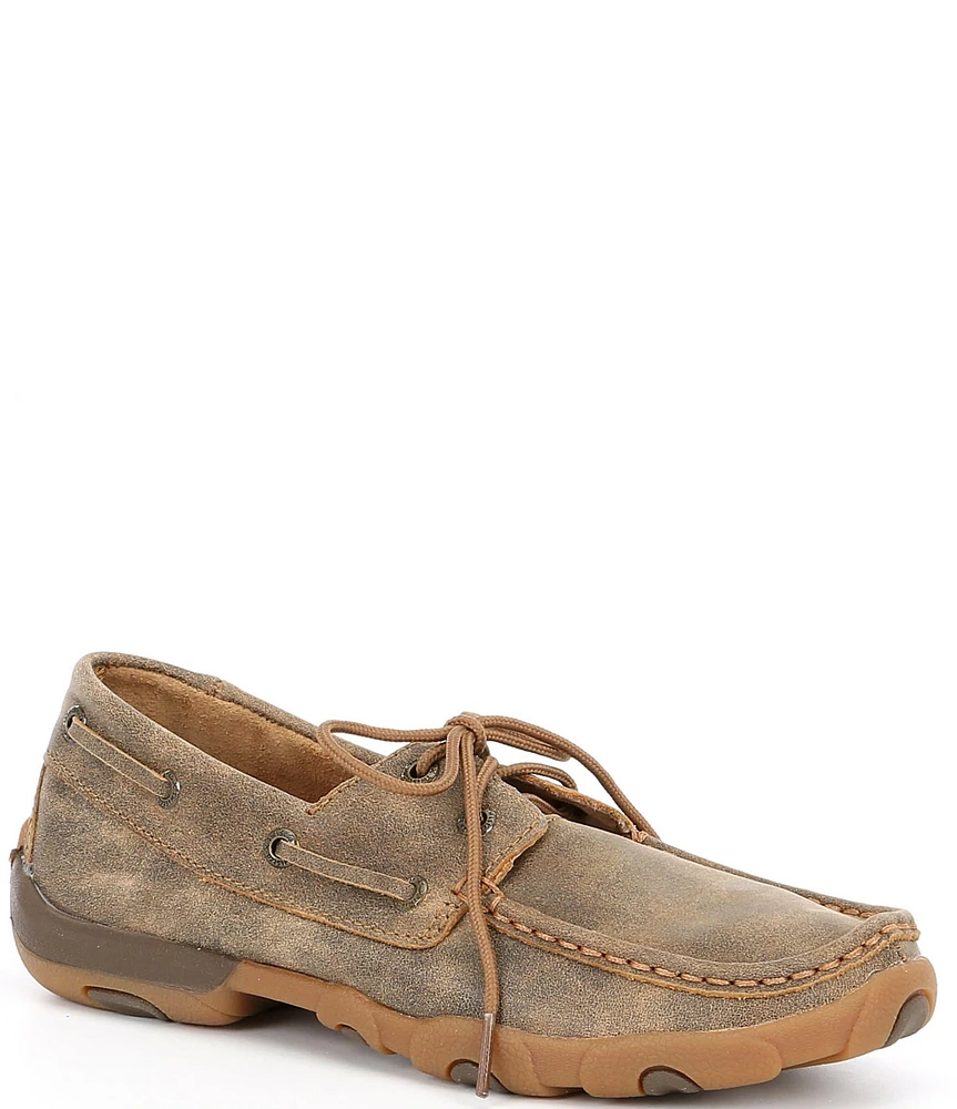 Twisted X Women's Leather Boat Shoes