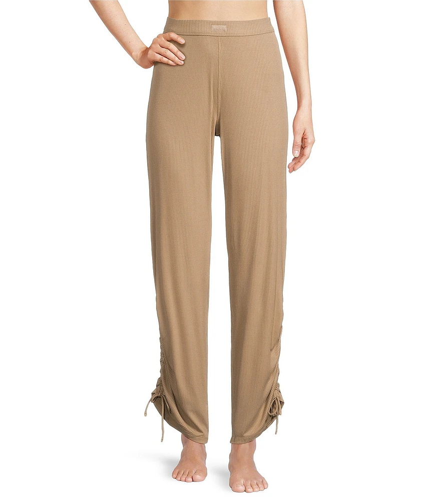 UGG Vyanna Ribbed Knit High Rise Adjustable Coordinating Tie Lounge Pants