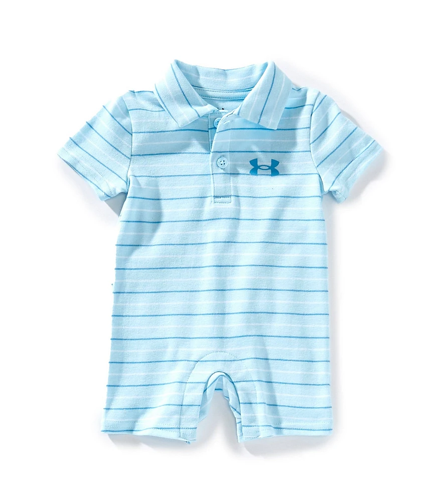 Under Armour Baby Boys Short Sleeve Striped Shortall