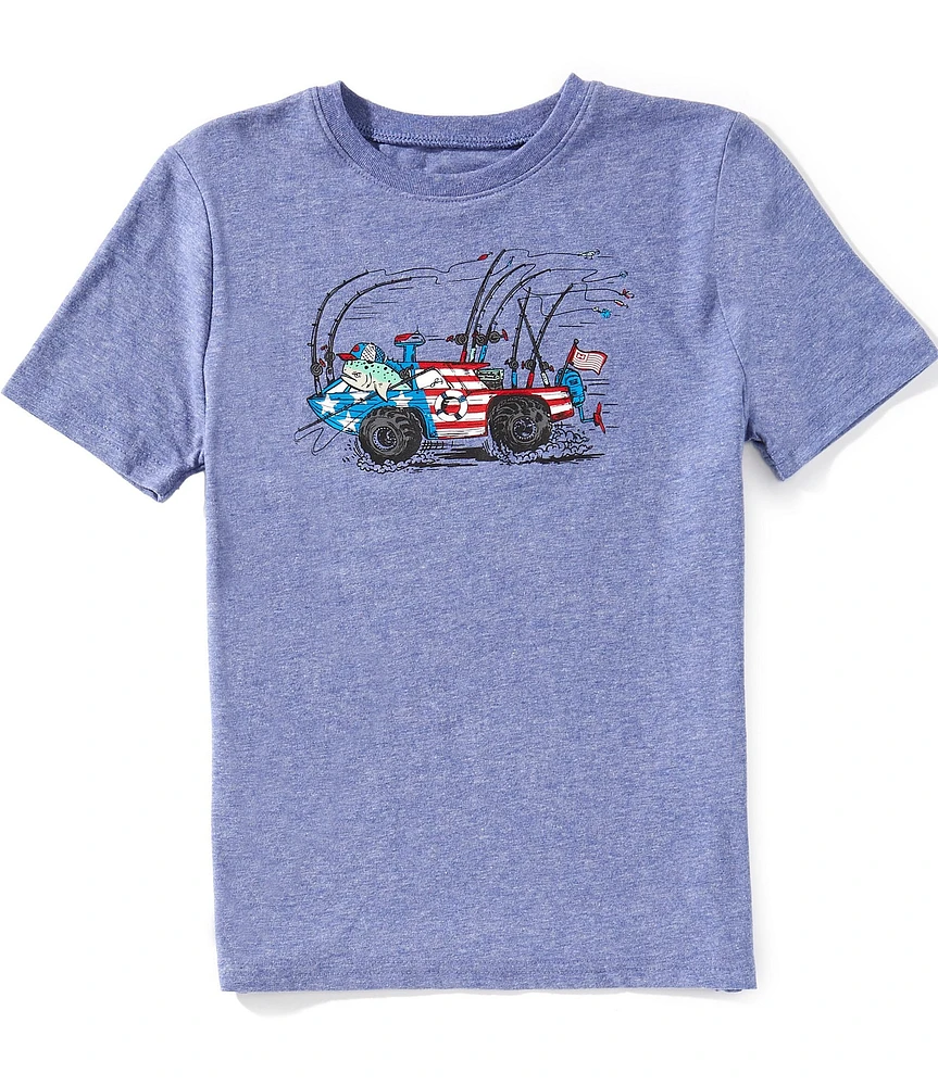 Under Armour Big Boys Short-Sleeve Americana Car Graphic T-Shirt