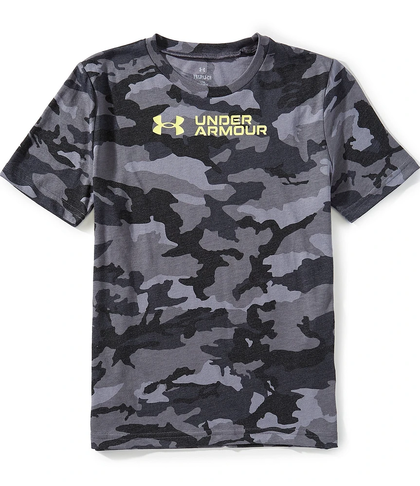 Under Armour Big Boys Short Sleeve Camo Graphic T-Shirt