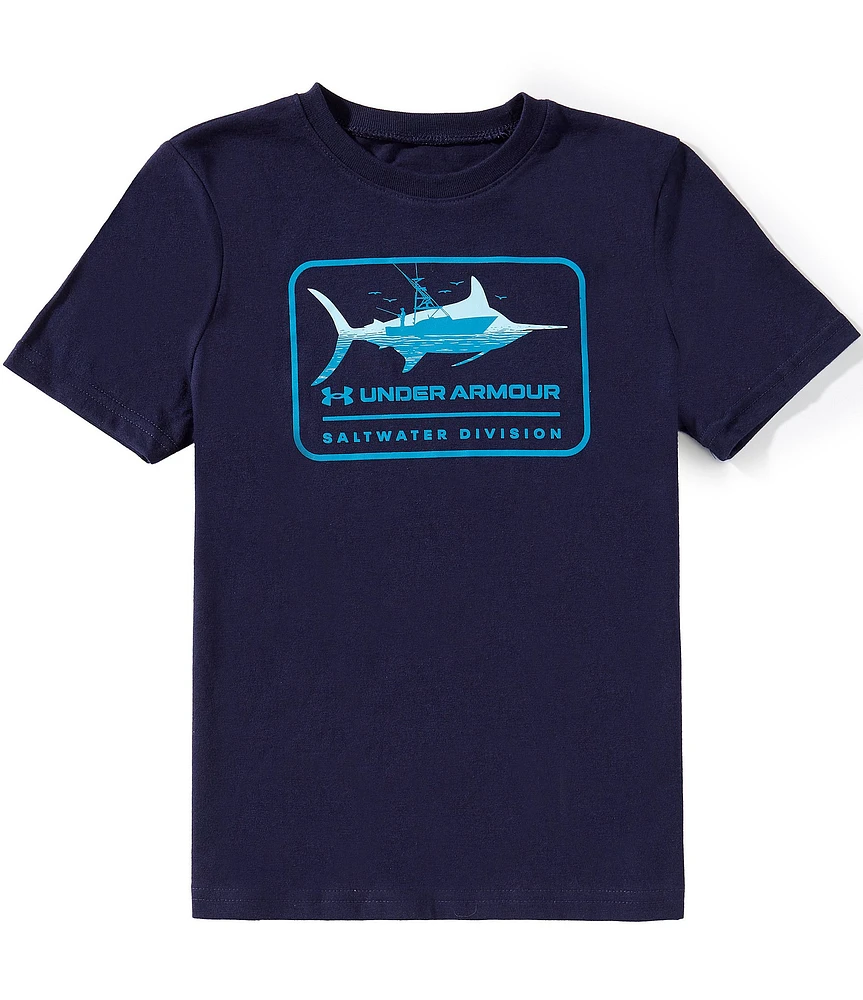 Under Armour Big Boys Short-Sleeve Marlin Graphic T-Shirt