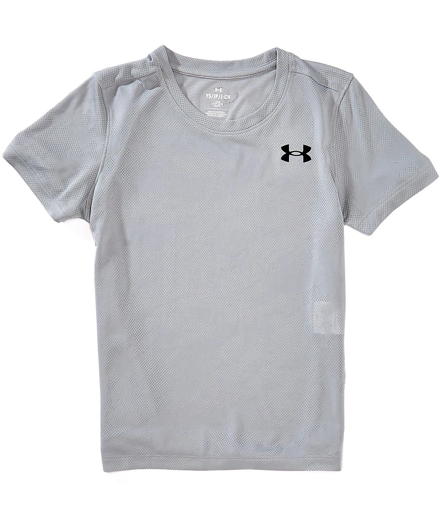 Under Armour Big Boys Short Sleeve Tech™ Vent Jacquard All-Over Print T-Shirt