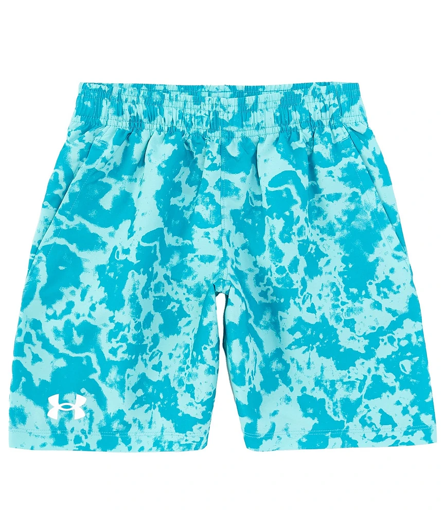 Under Armour Big Boys Woven Printed Pull-On Shorts