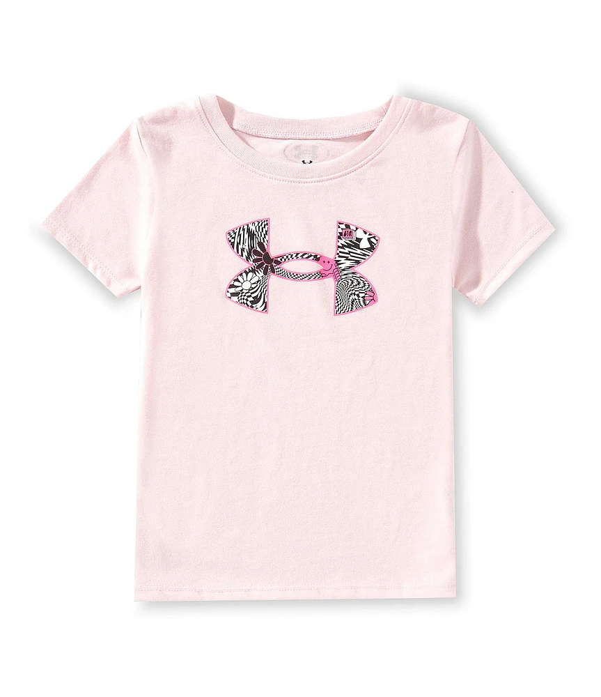 Under Armour Little Girls Short-Sleeve Logo Party T-Shirt