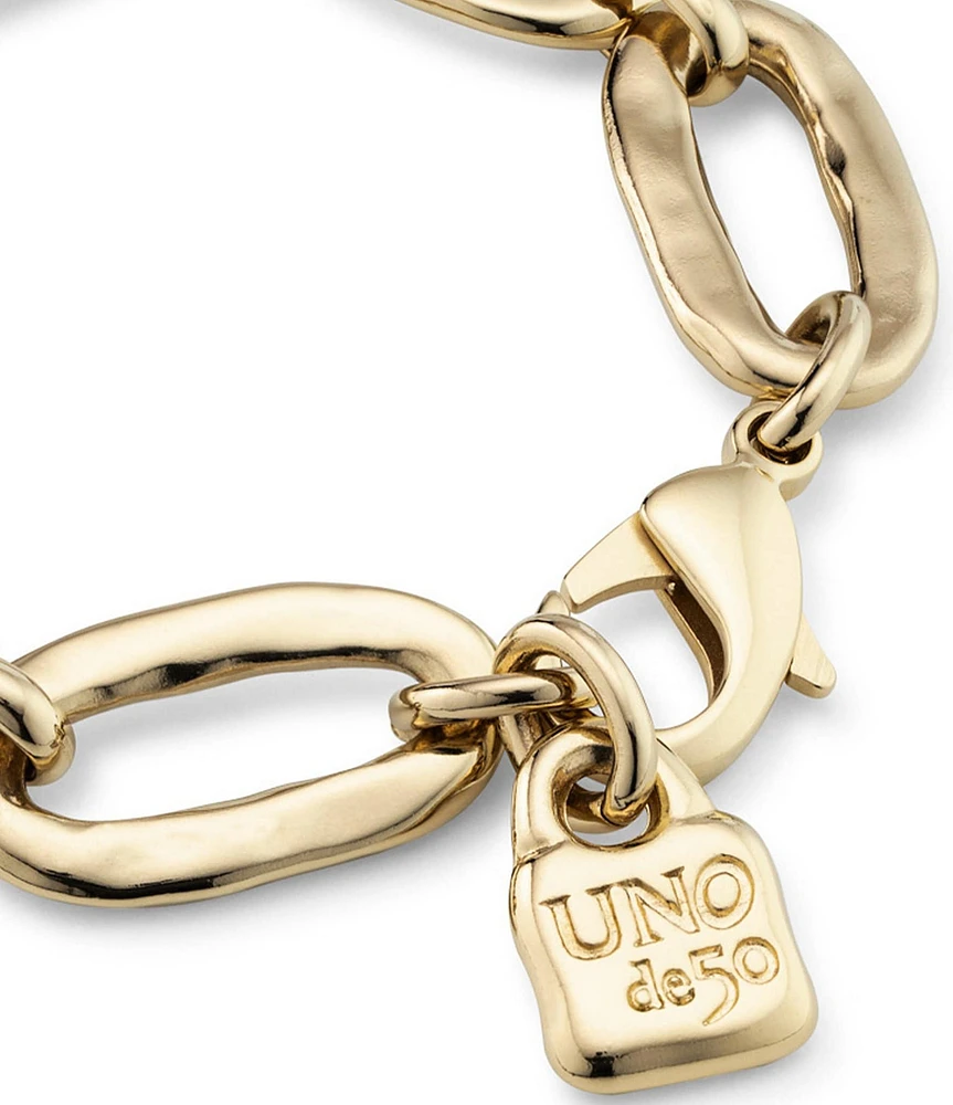 UNOde50 Awesome 18k Gold Line Bracelet