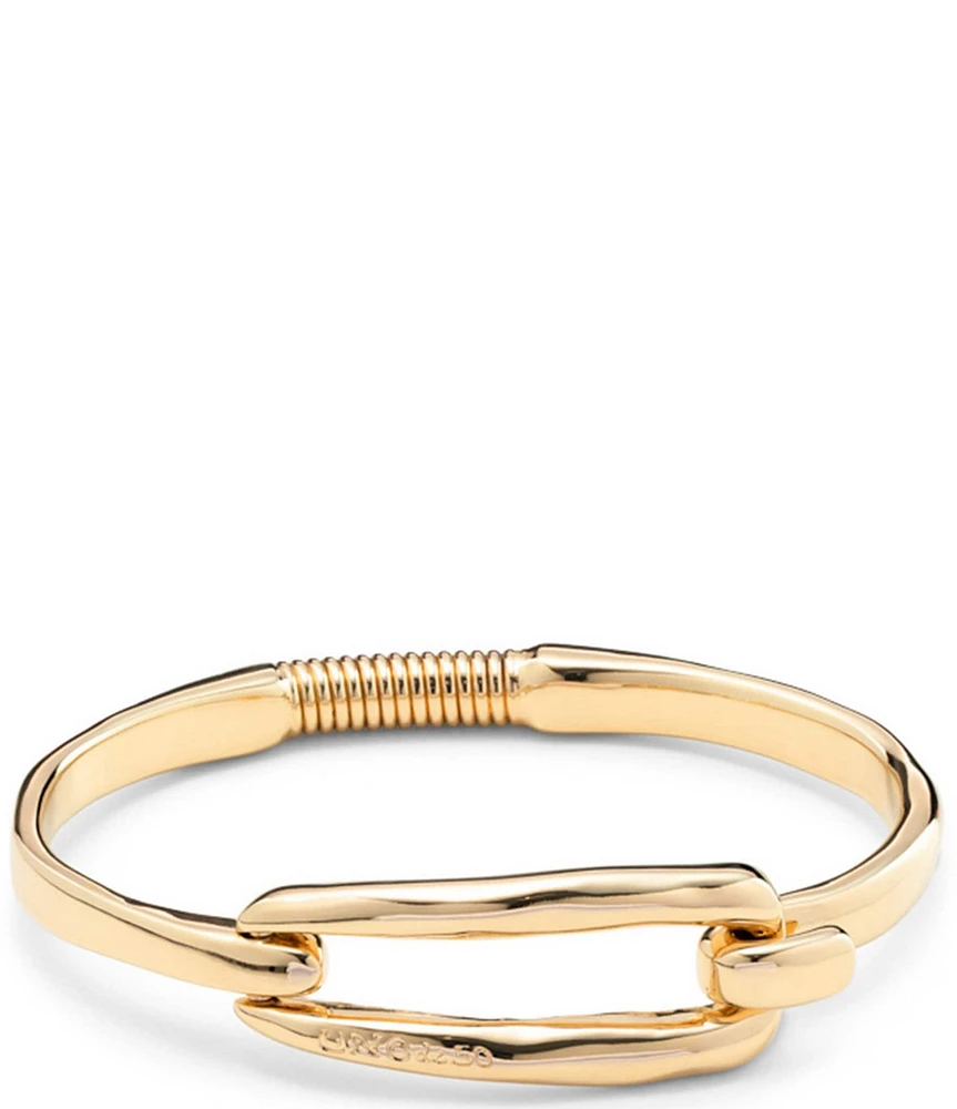 UNOde50 Tied Gold-ToneSculptural Bangle Bracelet