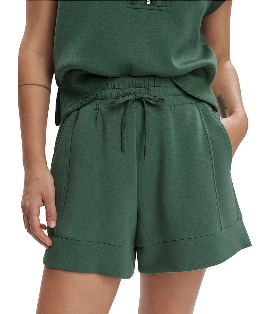 Varley Atrium Double Soft High Rise Drawstring Tie Waist Pull-On Shorts