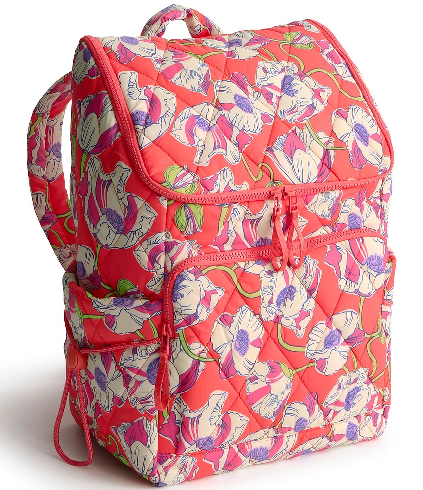 Vera Bradley Cooler Swirling Poppies Backpack