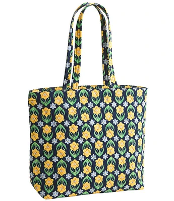 Vera Bradley Daffodils Original Zip Tote Bag