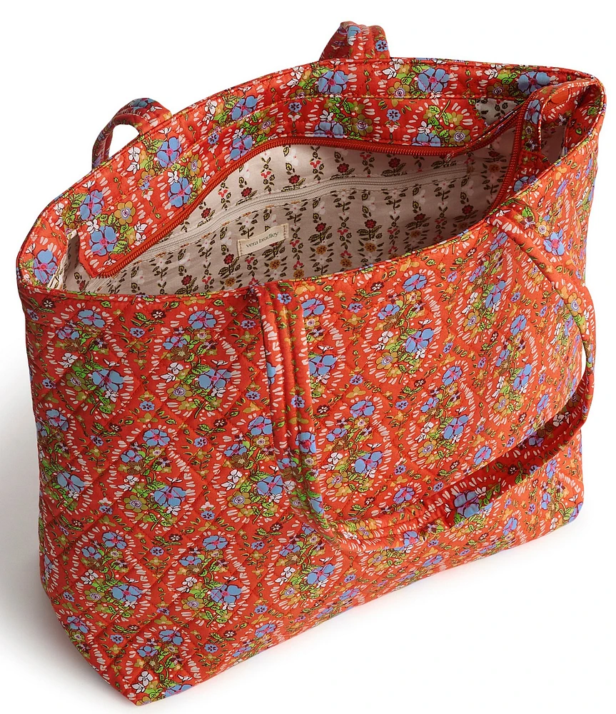 Vera Bradley Garden Paisley Original Zip Tote Bag