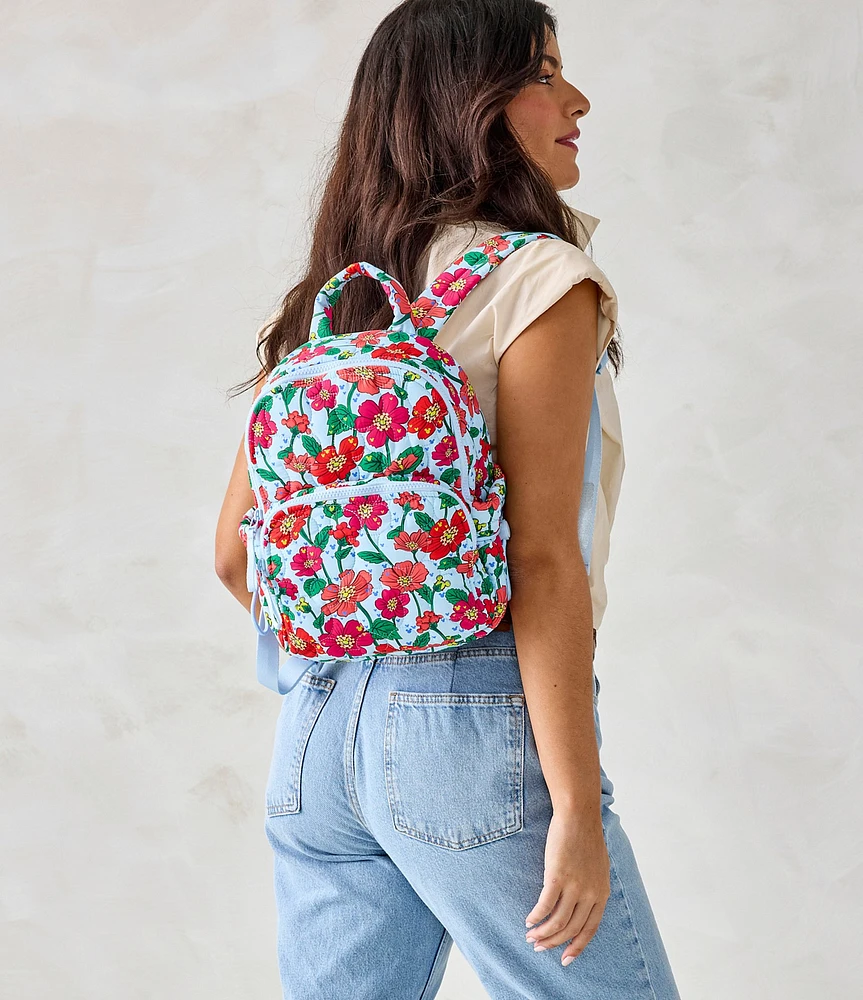 Vera Bradley X Disney Cosmic Mickey Meadow Small Banbury Backpack