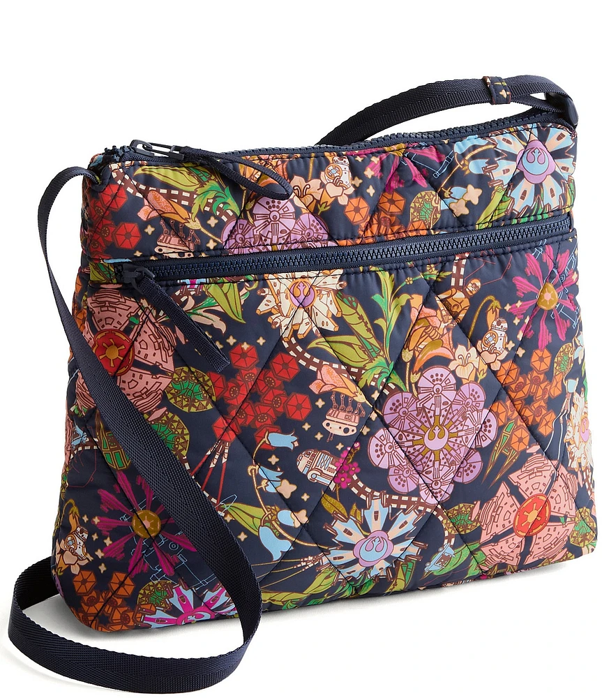 Vera Bradley x Star Wars Original Zip Power Force Floral Hipster Crossbody Bag