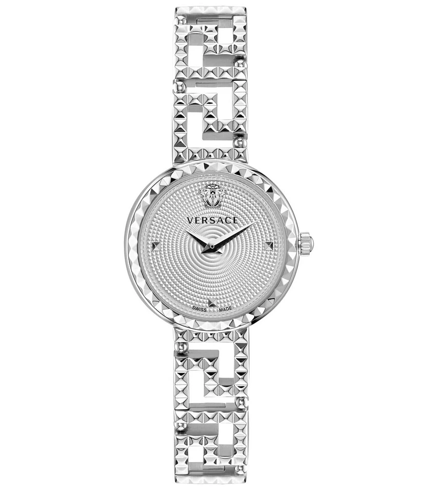 Versace Women's Greca Goddess Analog Stainless Steel Bracelet Watch