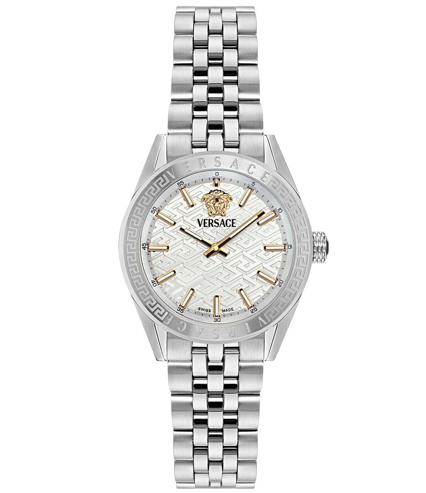 Versace Women's V-Code Analog Stainless Steel Bracelet Watch