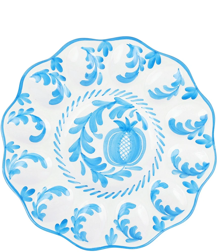 VIETRI Arezzo Egg Platter