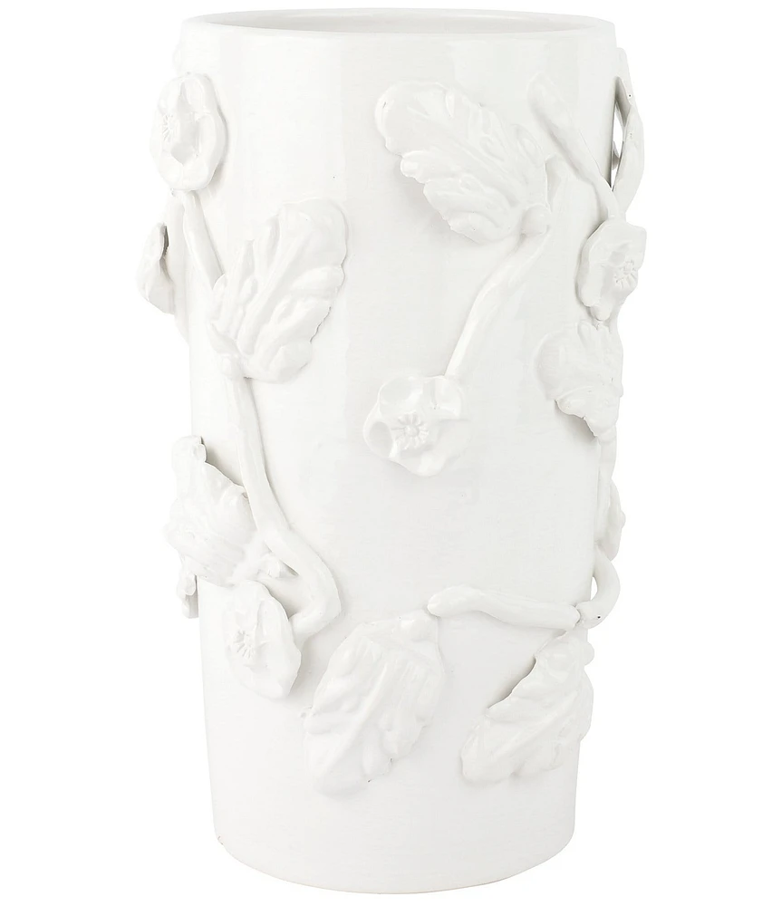 VIETRI Bougainvillea Garden White Large Cachepot